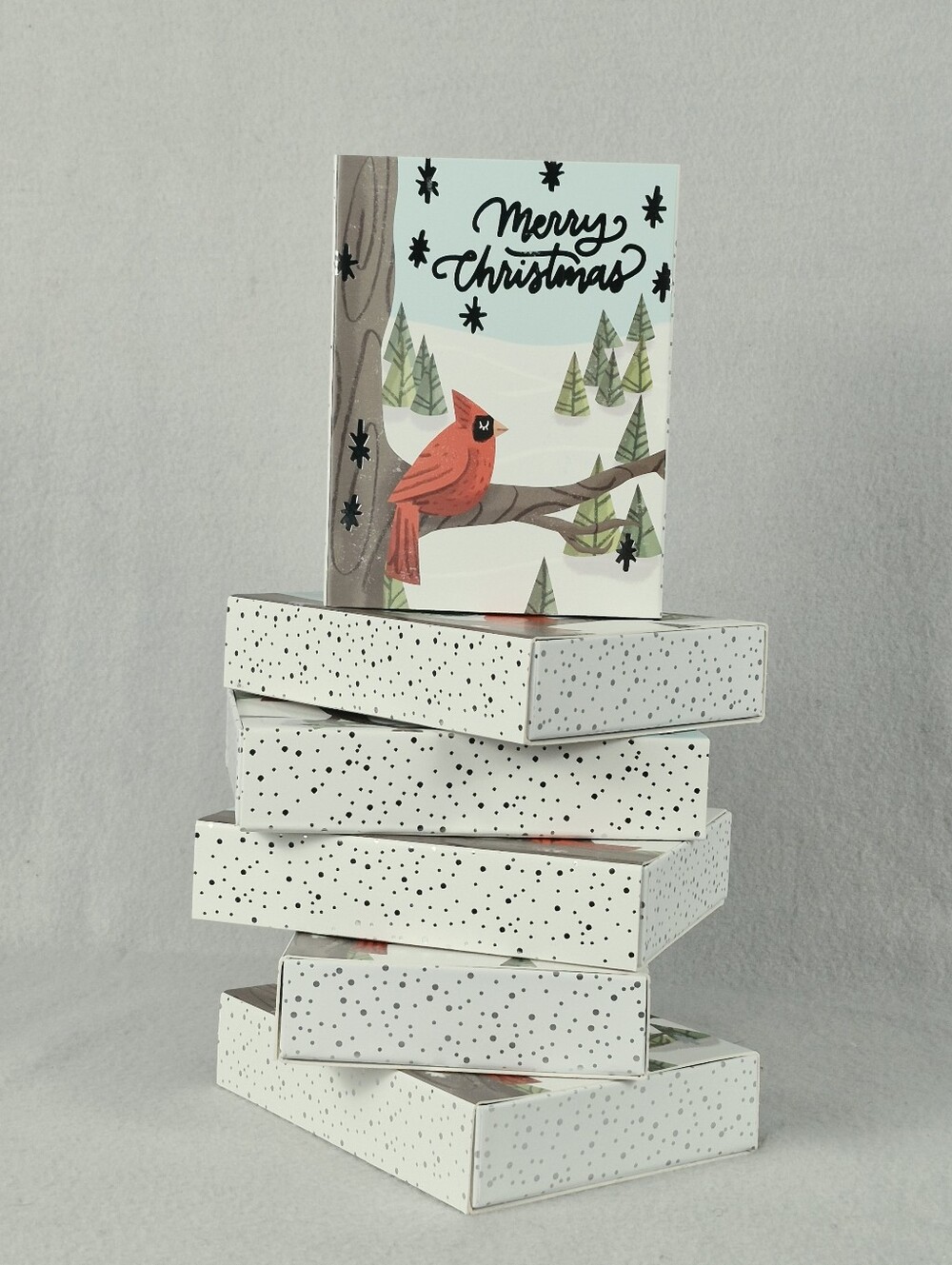 90 Christmas Cards - 6 Box Bundle - Design by Canadian Artist